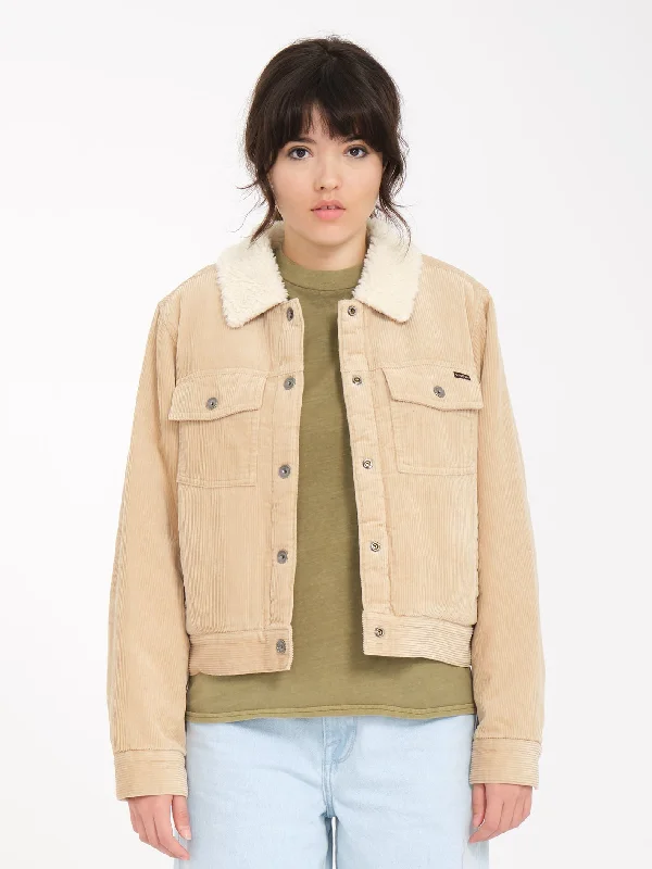 Online Only Radstone Corduroy Jacket - KHAKI