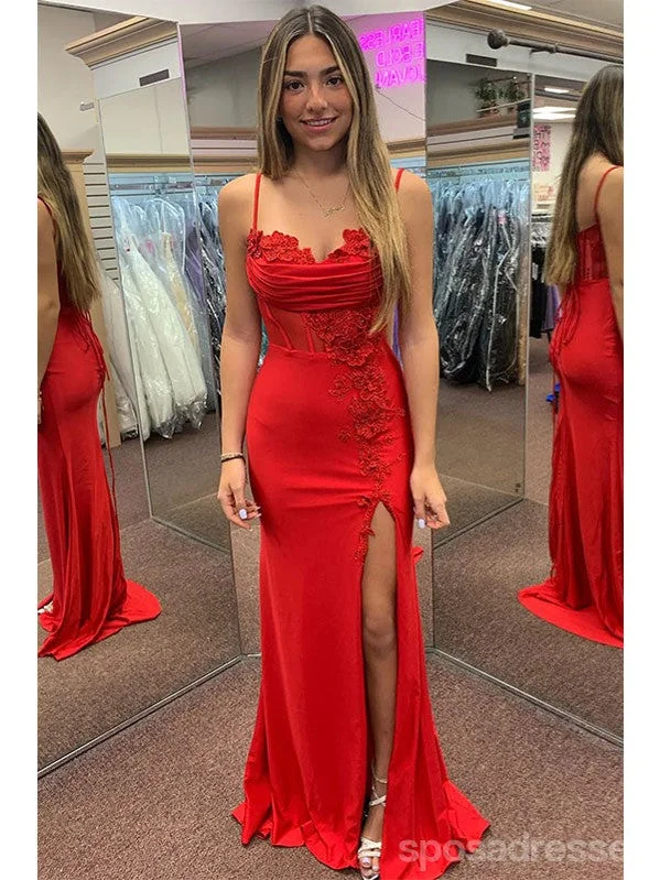 Online Only Pretty Red Mermaid Spaghetti Straps Long Party Prom Dresses Ideas,Evening Gowns,13863 Online Only Pretty Red Mermaid Spaghetti Straps Long Party Prom Dresses Ideas,Evening Gowns,13863