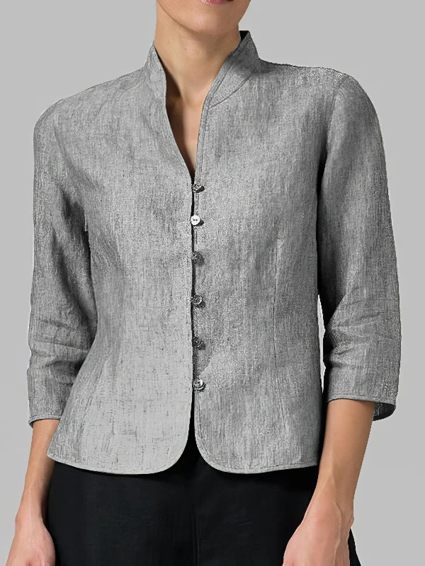 Major Savings Simple yet Stylish Linen Shirt