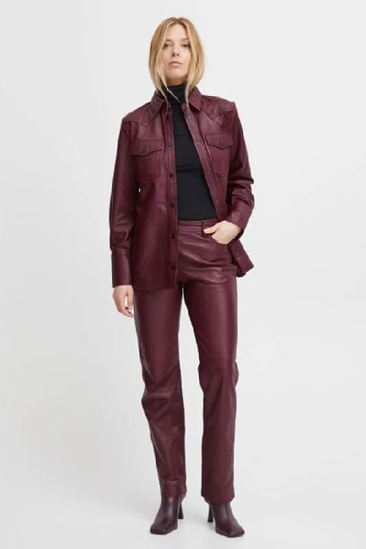 Savings Alert B Young ByDaran Leather Shirt