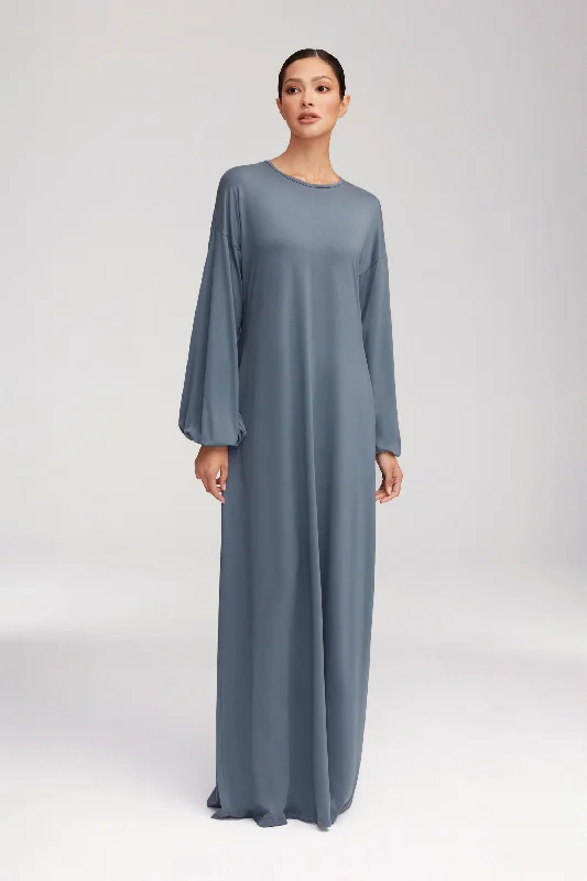 Limited Time Offer Afiyah Jersey Maxi Dress - Dusk