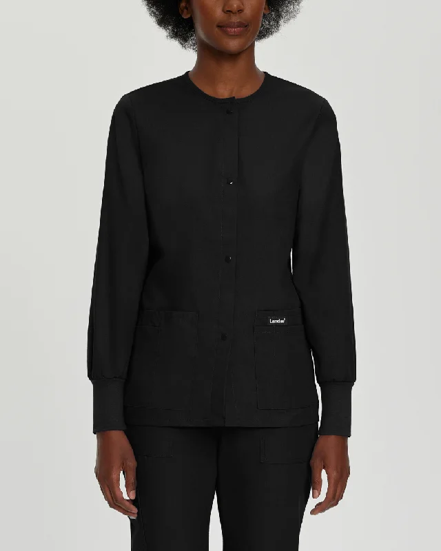 Bonus Savings Landau Round Neck Warm-up Jacket - 7525