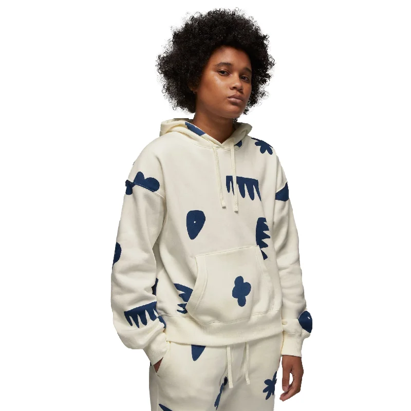 Sneak Peek Sale Jordan Artist Series by Mia Lee Women's Fleece Hoodie Sail-French Blue Sneak Peek Sale Jordan Artist Series by Mia Lee Women's Fleece Hoodie Sail-French Blue