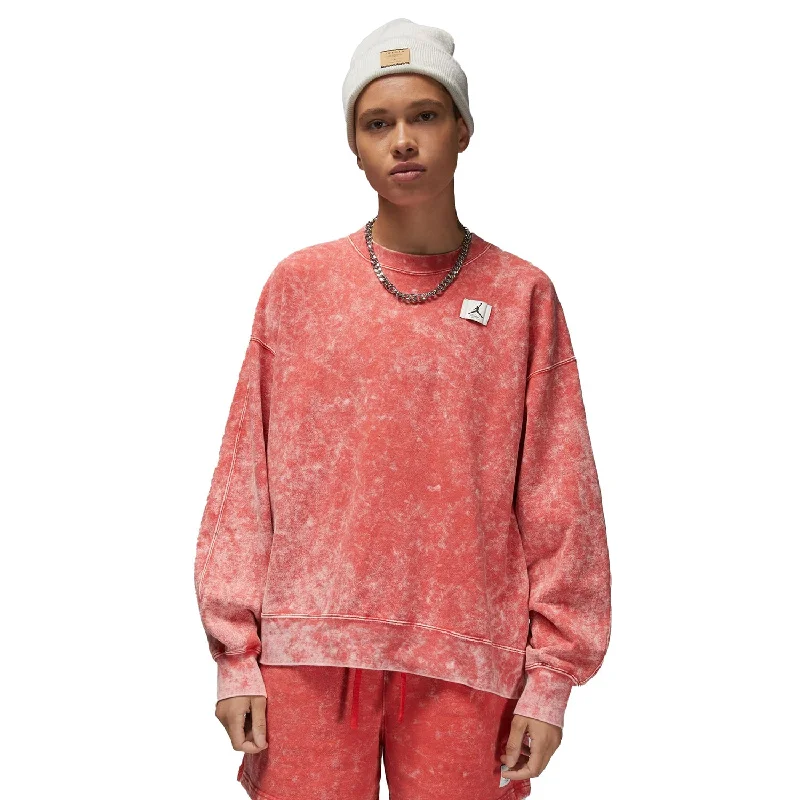 Blowout Deals Jordan Flight Washed Crewneck Women's Sweatshirt Lobster