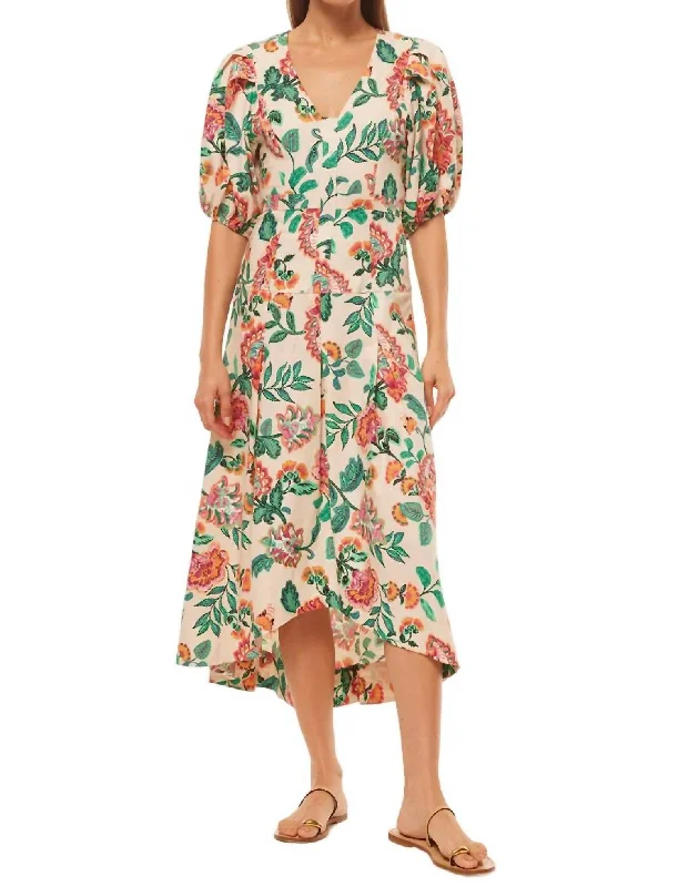 Price Drop Jamila Dress In Malika Paisley Floral
