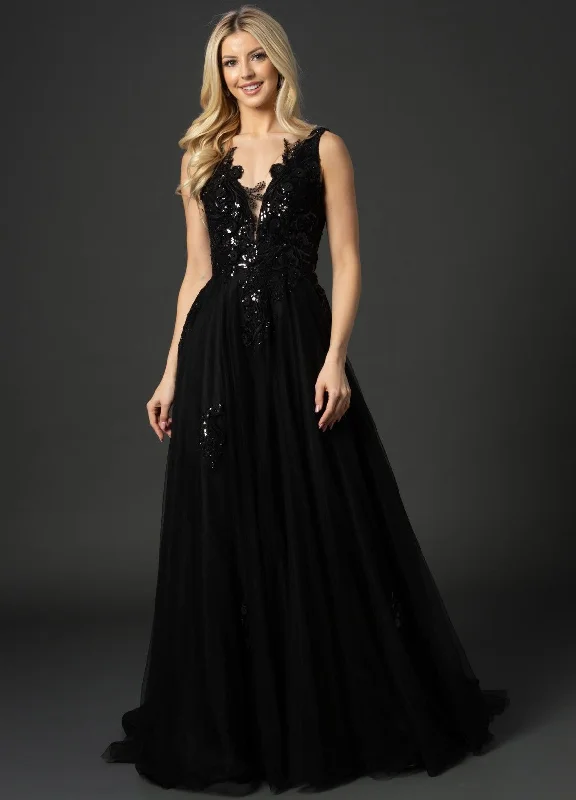 Final Clearance Nina Canacci 6557 Size 10, 14 Black Long Ballgown Prom Gown floral lace Black Bridal Wedding Final Clearance Nina Canacci 6557 Size 10, 14 Black Long Ballgown Prom Gown floral lace Black Bridal Wedding