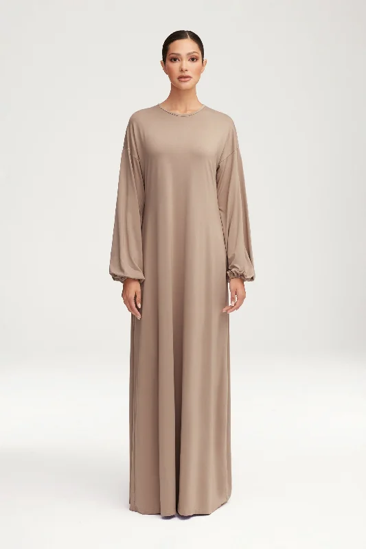 Today Only Afiyah Jersey Maxi Dress - Taupe