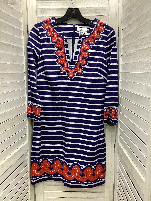 Closeout Sale Dress Casual Short By Vineyard Vines In Striped Pattern, Size: 2