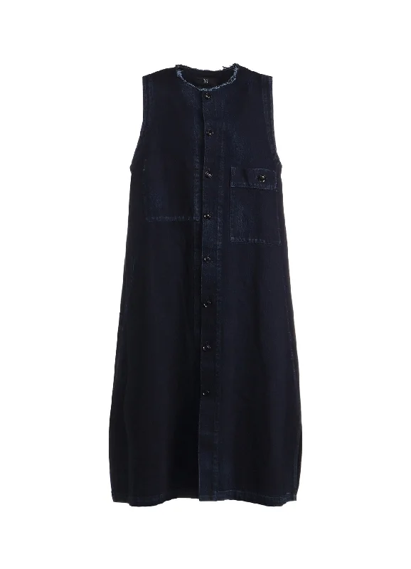 Super Bargain 10OZ DENIM LONG DRESS