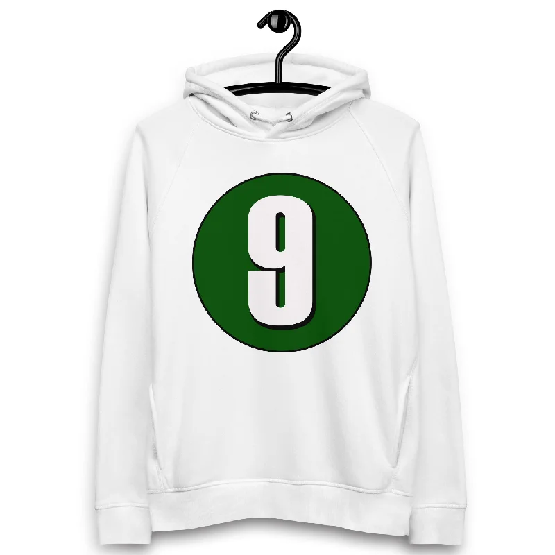 Great Deals Unisex pullover hoodie: White on Hunter Green 9