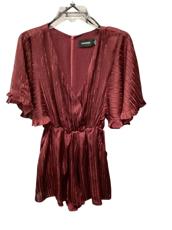 Instant Discount Romper By Minkpink In Red, Size: Xs