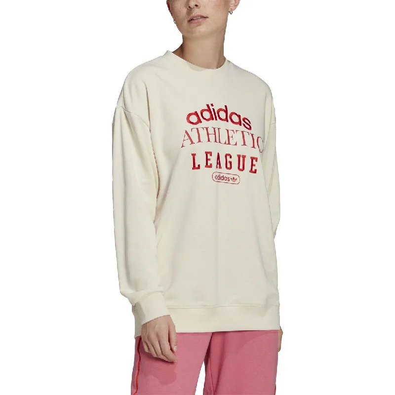 Daily Deals Adidas Retro Luxury Crew Women's Sweatshirt Beige