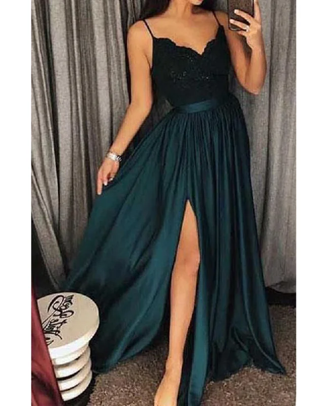 Weekend Flash Sale Teal Green /Black/Burgundy Sexy Lace Appliqued Long spaghetti Prom Dress Women Party Dresses PL4416 Weekend Flash Sale Teal Green /Black/Burgundy Sexy Lace Appliqued Long spaghetti Prom Dress Women Party Dresses PL4416