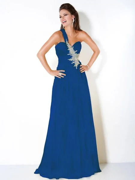 Last Chance Jovani 111042 Size 14 Royal Long One Shoulder Formal Prom Dress A Line Gown Last Chance Jovani 111042 Size 14 Royal Long One Shoulder Formal Prom Dress A Line Gown