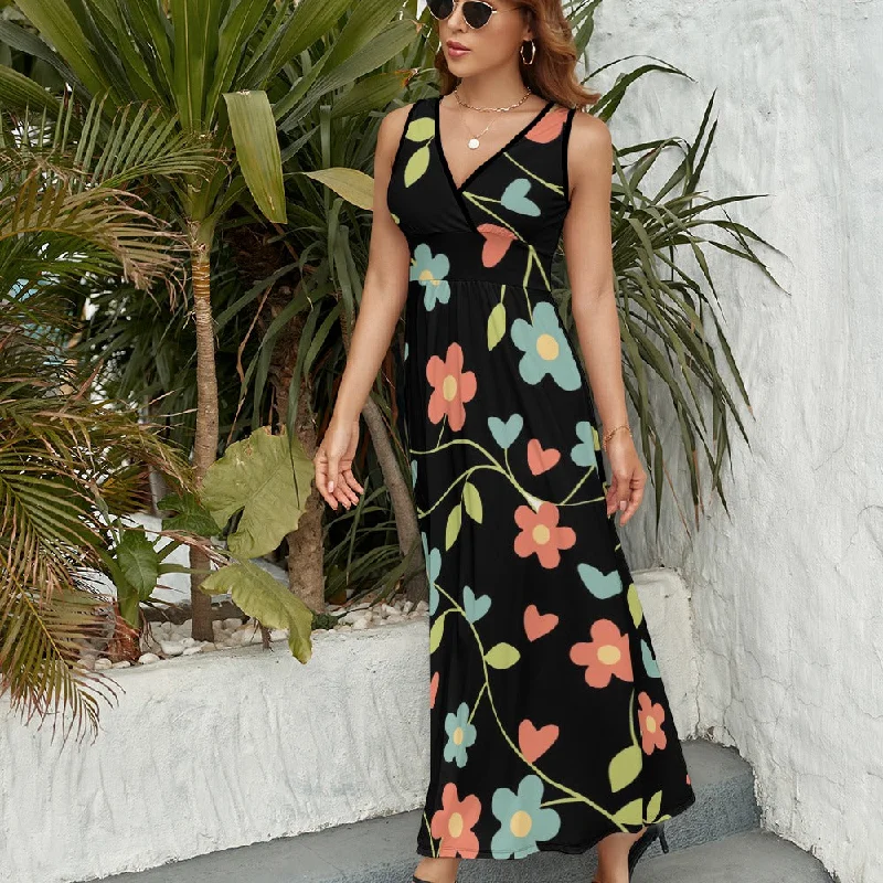 Closeout Temperament Ladies Sleeveless Dress