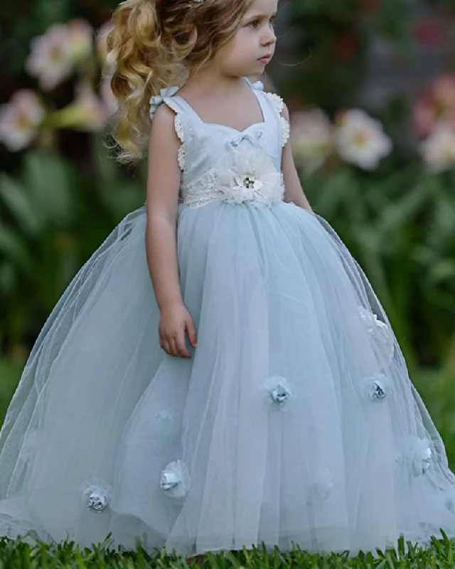 Super Sale Lovely Blue Flower Girl Dress Kids Party Dress, Little Girls Birthday Dress ,Wedding Dress for Girls FG1015 Super Sale Lovely Blue Flower Girl Dress Kids Party Dress, Little Girls Birthday Dress ,Wedding Dress for Girls FG1015
