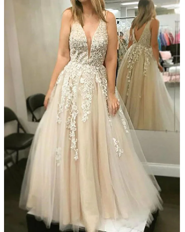 Price Break Champagne V Neck Lace Prom dresses Senior Girls Long Formal Party Gown 2020 Price Break Champagne V Neck Lace Prom dresses Senior Girls Long Formal Party Gown 2020