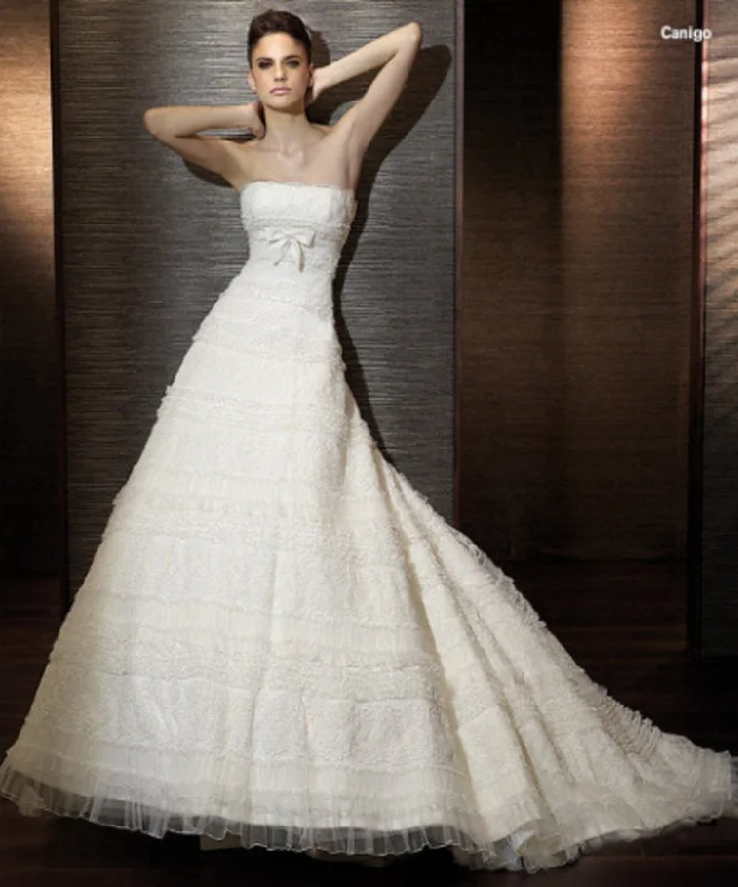 Major Savings Pronovias San Patrick Canigo Bridal Gown Size 14 Off White Wedding Dress Major Savings Pronovias San Patrick Canigo Bridal Gown Size 14 Off White Wedding Dress