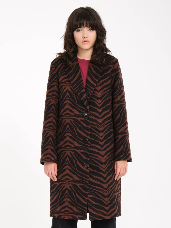 Bargain Bin Acousteec Coat - BITTER CHOCOLATE