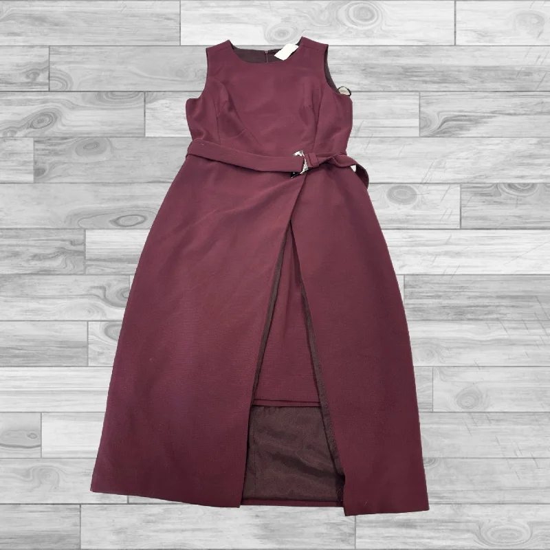 Savings Alert Dress Casual Short By White House Black Market In Purple, Size: 8