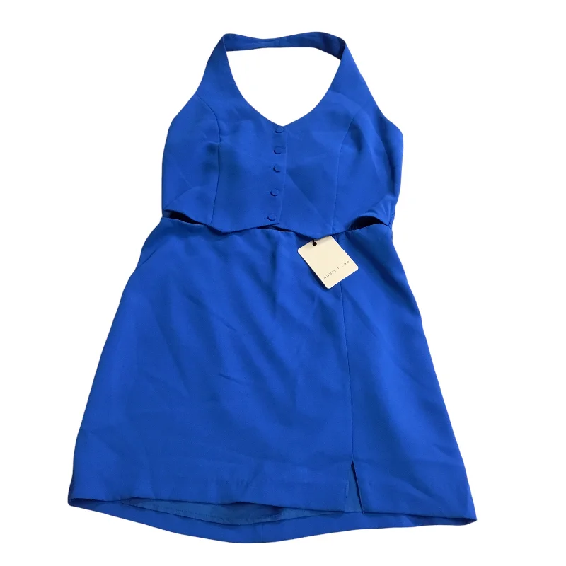 Amazing Deals Dress Party Short By Cmb In Blue, Size: L
