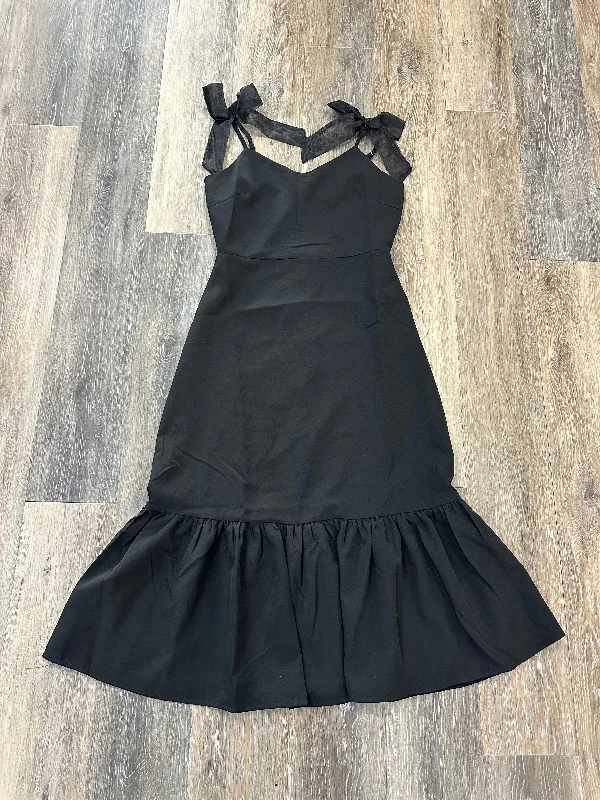Crazy Deals Dress Party Midi By Lulus In Black, Size: S