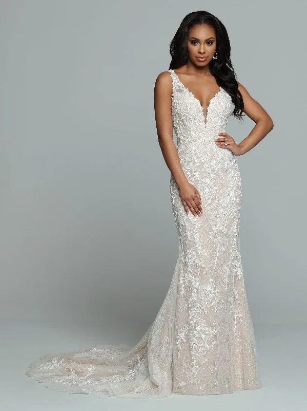 Savings Spectacular Davinci Bridal 50678 Fitted Beaded Lace Mermaid Wedding Dress Sheer Bridal Gown Savings Spectacular Davinci Bridal 50678 Fitted Beaded Lace Mermaid Wedding Dress Sheer Bridal Gown