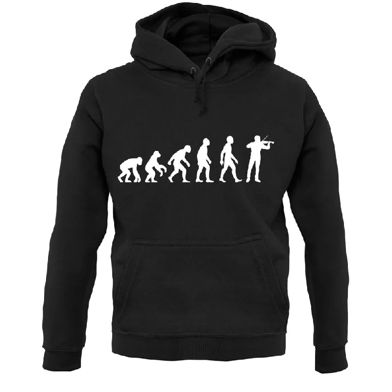 Limited Time Evolution Of Man Violinist Unisex Hoodie