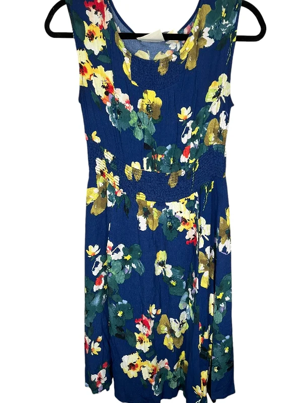 Great Deals Dress Casual Midi By Maeve In Blue, Size: Xs