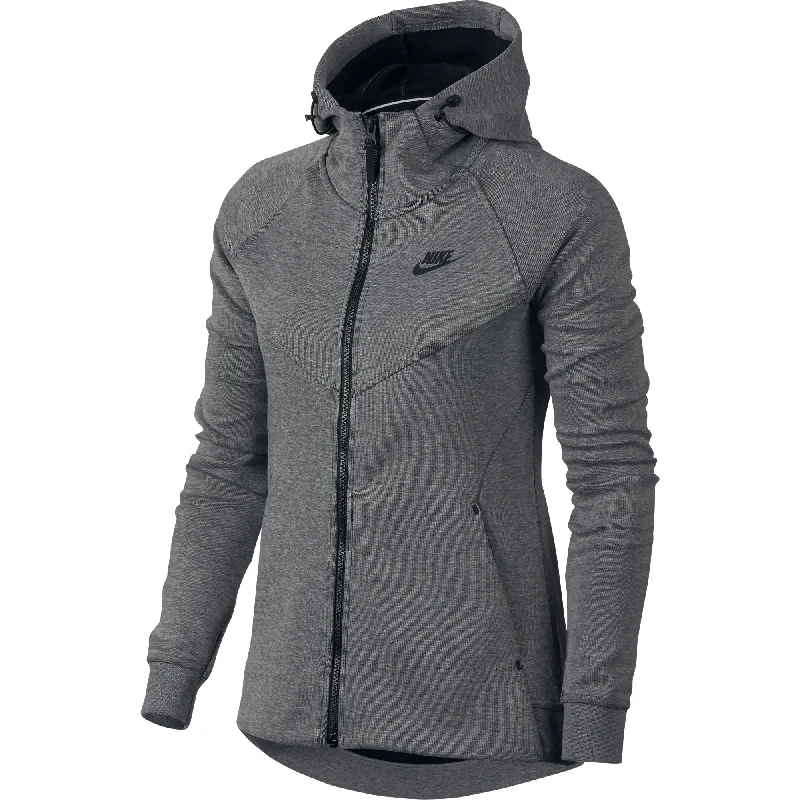 Discount Deals Nike Sportswear Tech Fleece Full Zip Women's Hoodie Carbon Black