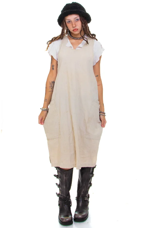 Limited Quantity Vintage Y2K Sandy Multi Pocket Tank Dress - S/M