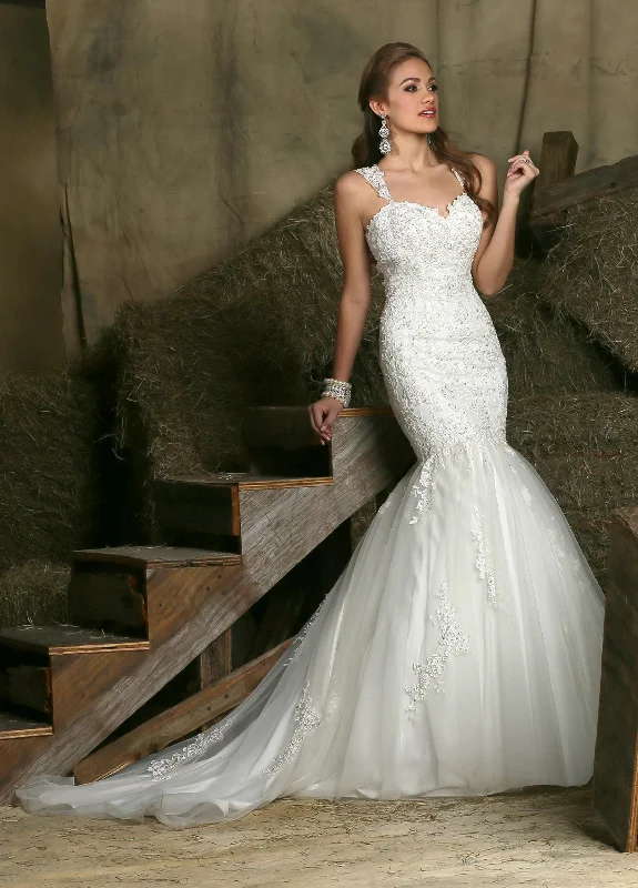 Price Reduction Davinci Bridal 50330 SZ 12 Lace Mermaid Wedding Dress Bridal Gown Sheer Back Price Reduction Davinci Bridal 50330 SZ 12 Lace Mermaid Wedding Dress Bridal Gown Sheer Back