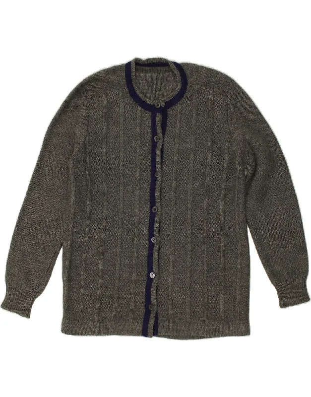 Great Deals VINTAGE Womens Cardigan Sweater UK 14 Large Grey