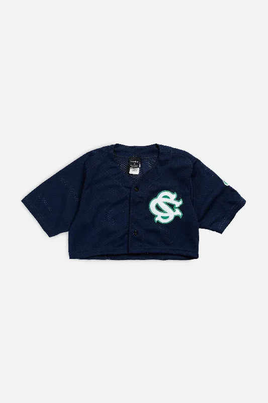 Price Rollback Rework Crop Baseball Jersey - M