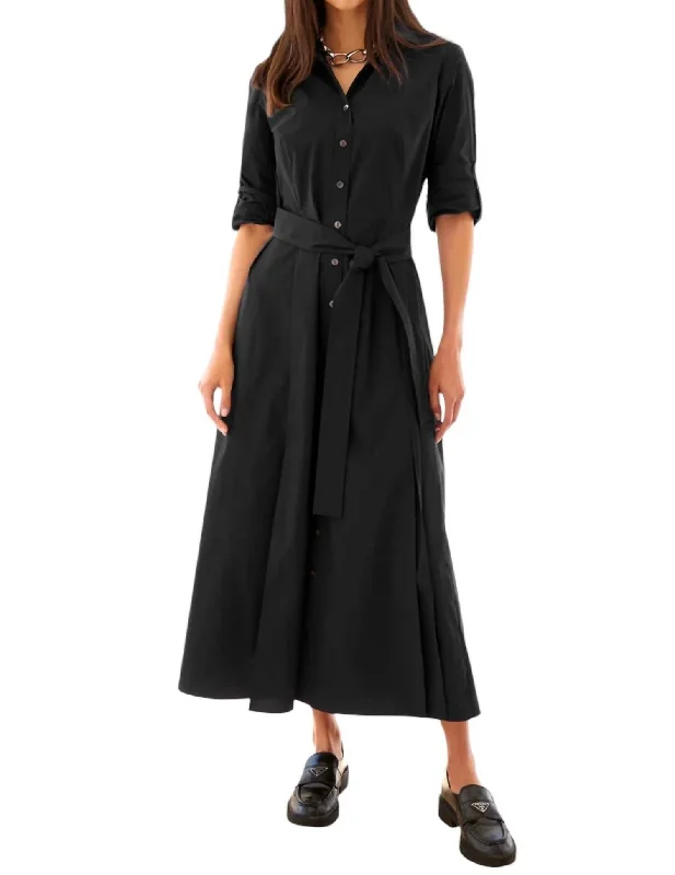 Limited Time Discount Laine Maxi Dress In Weathercloth Black