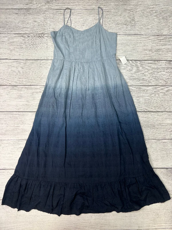 Price Slash Dress Casual Maxi By Madewell In Blue, Size: M