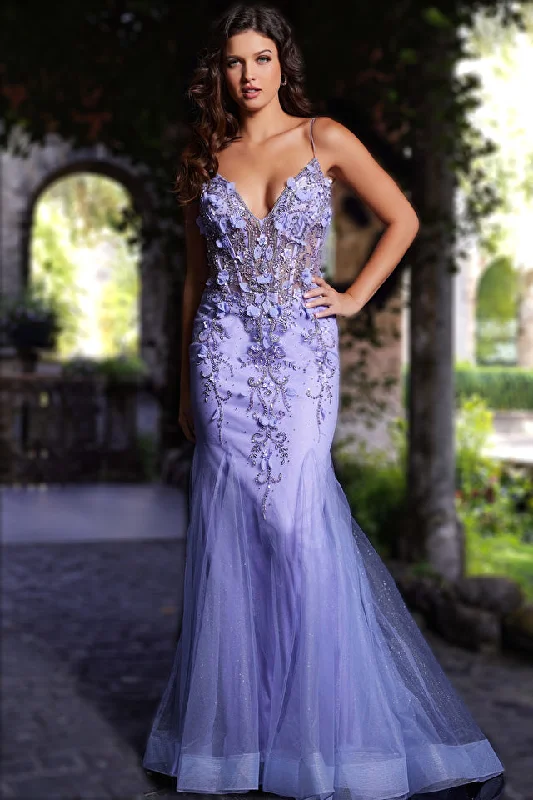 Today’s Deal Jovani 05839 Long Mermaid Prom Dress Pageant Gown Formal Dress Floral V Neck Today’s Deal Jovani 05839 Long Mermaid Prom Dress Pageant Gown Formal Dress Floral V Neck