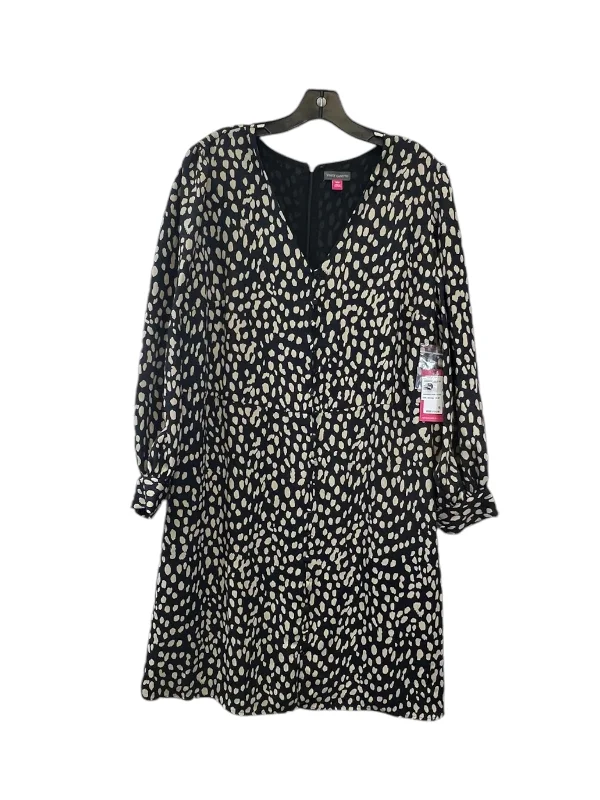 Final Markdown Dress Casual Midi By Vince Camuto In Animal Print, Size: Xl