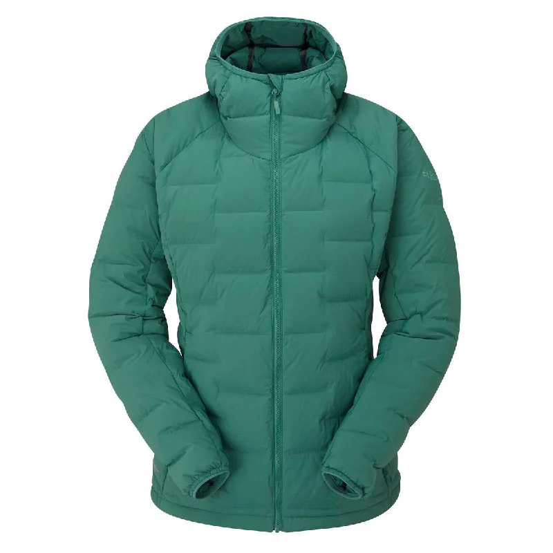 Online Only Cubit Stretch Down Hoody - Green Slate