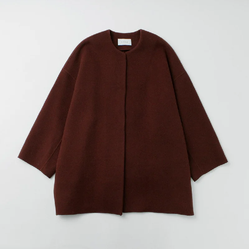 Super Sale ETRE TOKYO（エトレトウキョウ） ウールリバーコクーンコート