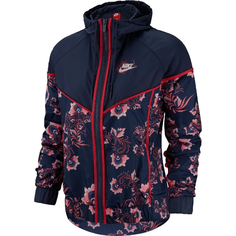 Flash Sale Nike Floral Print Women's Jacket Blue