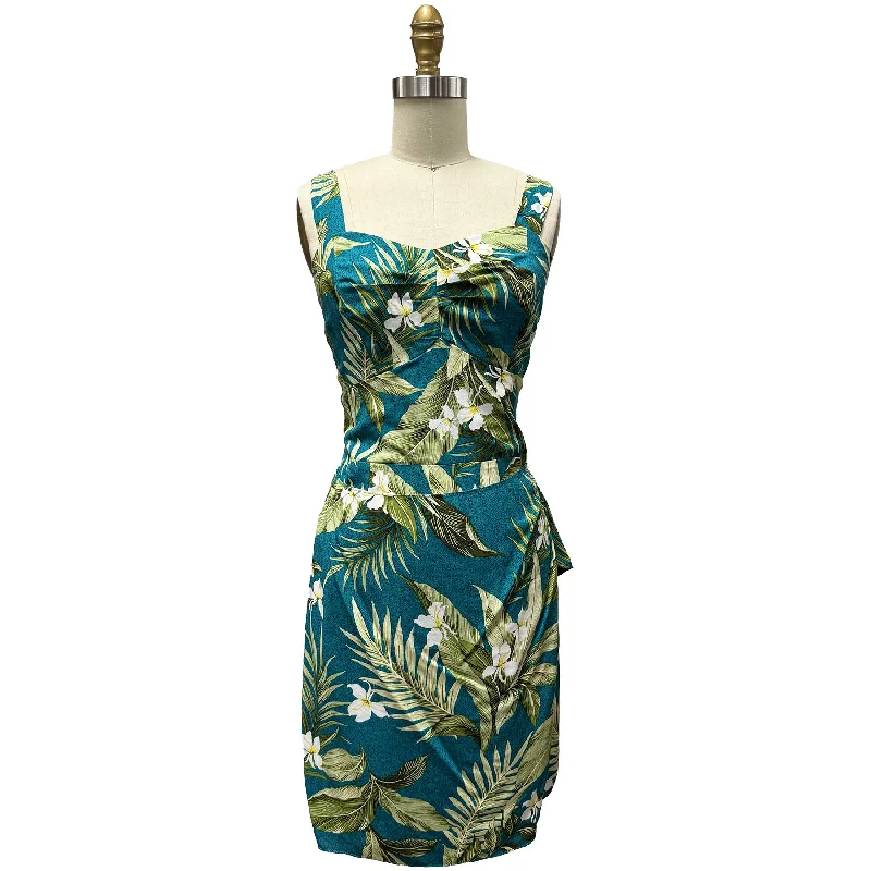 Limited Quantity White Ginger Jade Sarong Dress
