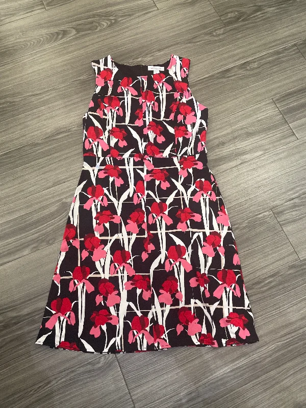 Bonus Savings Dress Casual Midi By Liz Claiborne In Black, Size: L