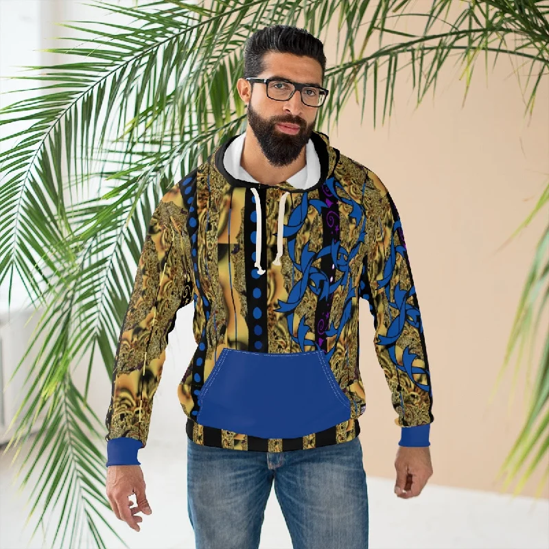Unbeatable Prices AOP Unisex Pullover Hoodie REGALLY BLUE