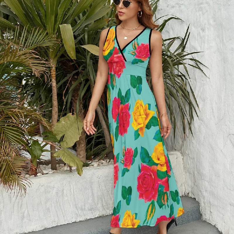 Price Reduction Temperament Ladies Sleeveless Dress