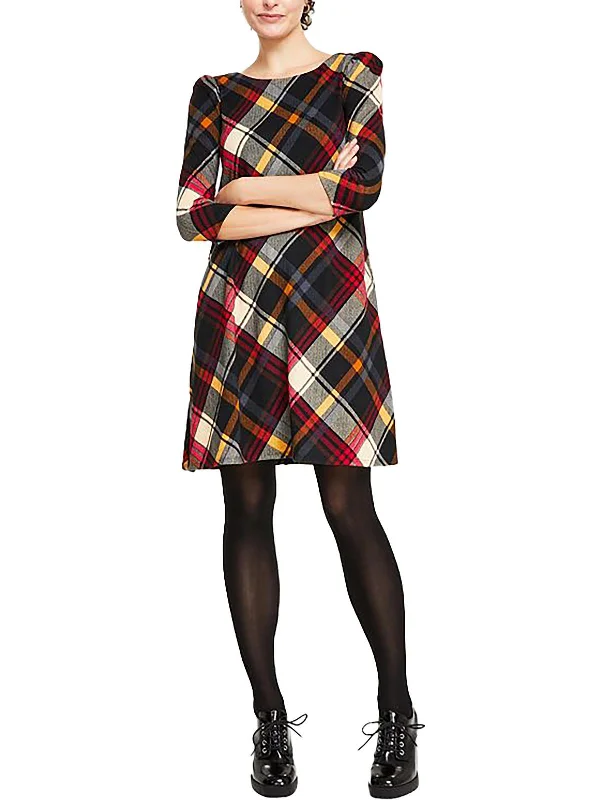 Price Drop Womens Three Quarter Sleeve Short Mini Dress