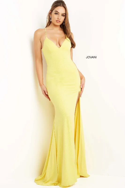 Overstock Jovani 08153 Low Back Glitter High Slit Corset Lace Up Long Straight Prom Pageant Gown Overstock Jovani 08153 Low Back Glitter High Slit Corset Lace Up Long Straight Prom Pageant Gown