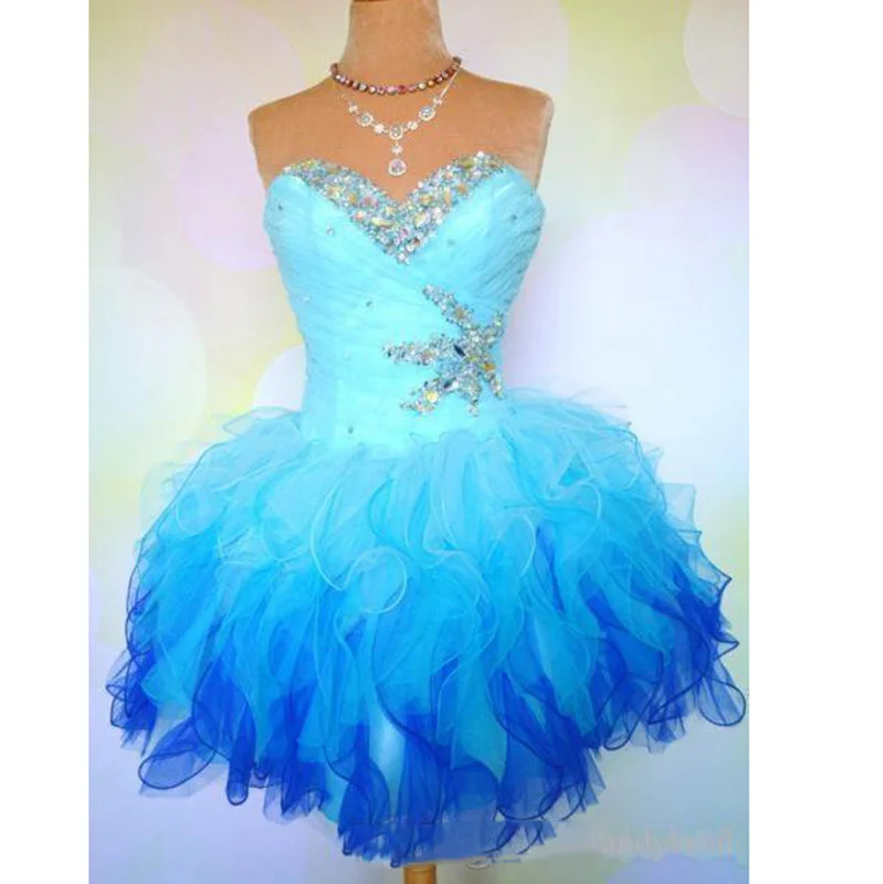 Crazy Deals Siaoryne LP1004 Sweetheart Two Tunes Homecoming Dresses Short Cocktail Gown with Beading Custom Made Crazy Deals Siaoryne LP1004 Sweetheart Two Tunes Homecoming Dresses Short Cocktail Gown with Beading Custom Made
