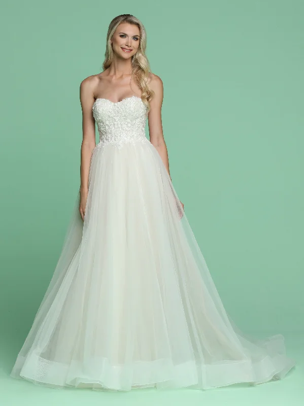 Special Savings Davinci Bridal 50614 Long Tulle Ballgown Strapless Wedding Dress Beaded Corset Special Savings Davinci Bridal 50614 Long Tulle Ballgown Strapless Wedding Dress Beaded Corset