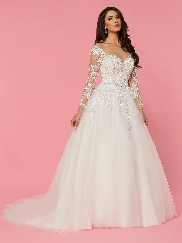 Loyalty Reward Davinci Bridal 50470 Embellished Lace Tulle Ballgown Wedding Dress Sheer Sleeve Neckline Loyalty Reward Davinci Bridal 50470 Embellished Lace Tulle Ballgown Wedding Dress Sheer Sleeve Neckline